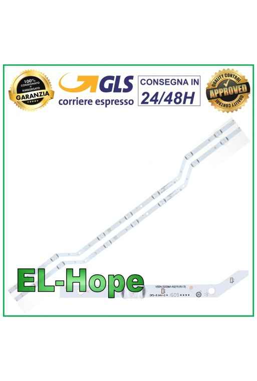 KIT 2 BARRAS 7 LEDS PARA TV 32 SAMSUNG LB899 V5DN-320SM1-R2 BN96-36235A BN96-36236A