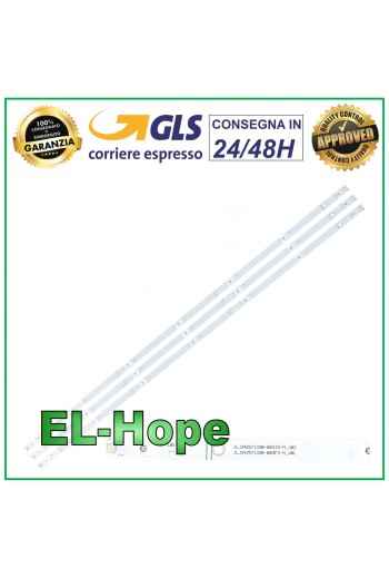 Kit de 3 barras para TV LED de 7 HISENSE de 42 JL.D42571330-003FS-M_V01 HD425V1U51 H43BE7000