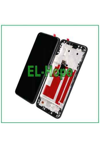 MARCO DE PANTALLA TÁCTIL PARA HUAWEI P40 LITE 5G CDY-NX9A PANTALLA DE CRISTAL NEGRO