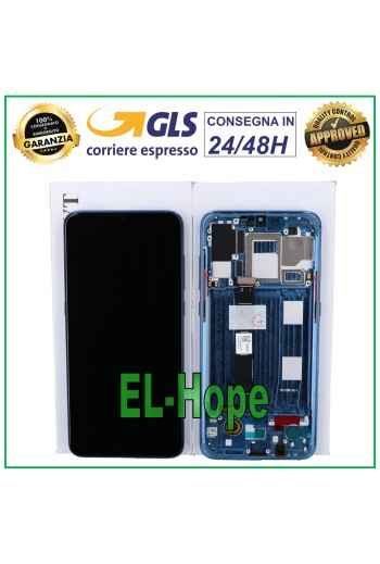 PANTALLA LCD + MARCO ORIGINAL SERVICIO XIAOMI MI 9 M1902 F1G F1A F1T TÁCTIL AZUL