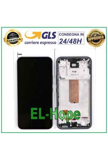 PANTALLA LCD TÁCTIL 100% ORIGINAL SAMSUNG GALAXY A54 5G 2023 SM-A546 MARCO NEGRO