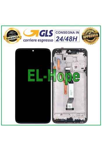 PANTALLA LCD + MARCO PARA XIAOMI REDMI NOTE 8 PRO M1906G7G PANTALLA TÁCTIL CRISTAL NEGRO