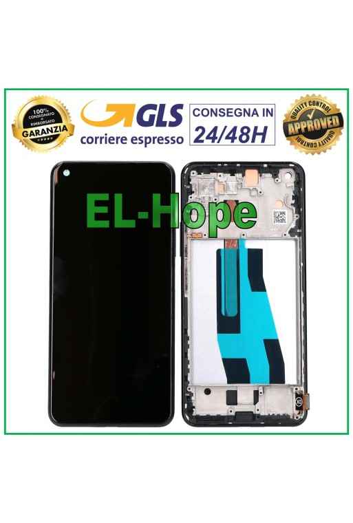 PANTALLA TFT + MARCO PARA XIAOMI MI 11 LITE 4G 5G NE NM2101K9AG PANTALLA TÁCTIL NEGRA