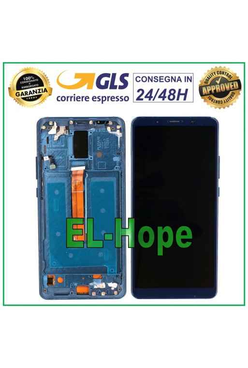 MARCO DE PANTALLA OLED PARA HUAWEI MATE 10 PRO BLA-L09 L29 PANTALLA TÁCTIL DE CRISTAL AZUL