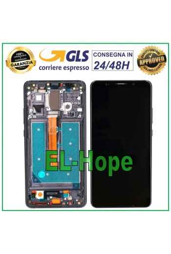 MARCO DE PANTALLA OLED PARA HUAWEI MATE 10 PRO BLA-L09 L29 PANTALLA TÁCTIL DE CRISTAL NEGRO