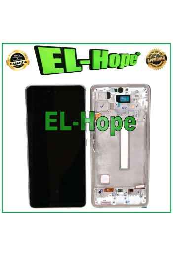 PANTALLA LCD OLED PARA SAMSUNG GALAXY A53 5G 2022 SM A536 A536B MARCO TÁCTIL BLANCO
