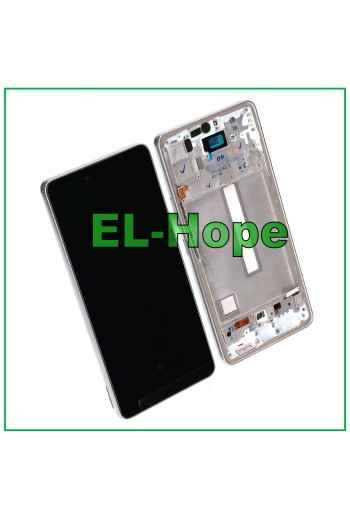 PANTALLA LCD OLED PARA SAMSUNG GALAXY A53 5G 2022 SM A536 A536B MARCO TÁCTIL BLANCO