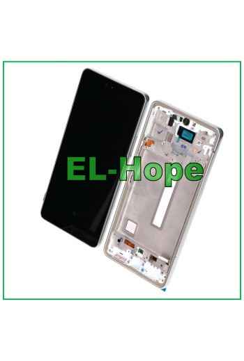 PANTALLA LCD OLED PARA SAMSUNG GALAXY A53 5G 2022 SM A536 A536B MARCO TÁCTIL BLANCO