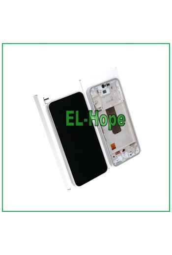PANTALLA LCD TÁCTIL 100% ORIGINAL SAMSUNG GALAXY A54 5G 2023 SM-A546 MARCO BLANCO