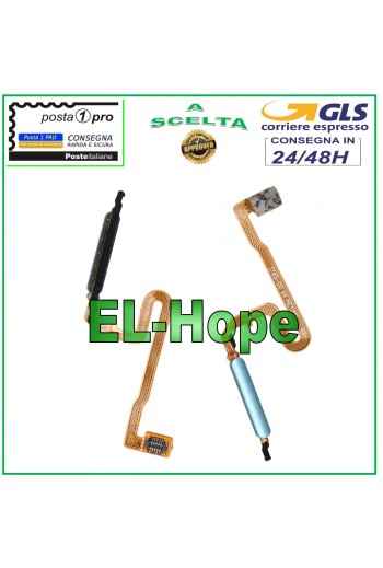 TECLA FLEXIBLE PLANA CON HUELLA PARA XIAOMI REDMI NOTE 10 PRO /10 pro MAX AZUL