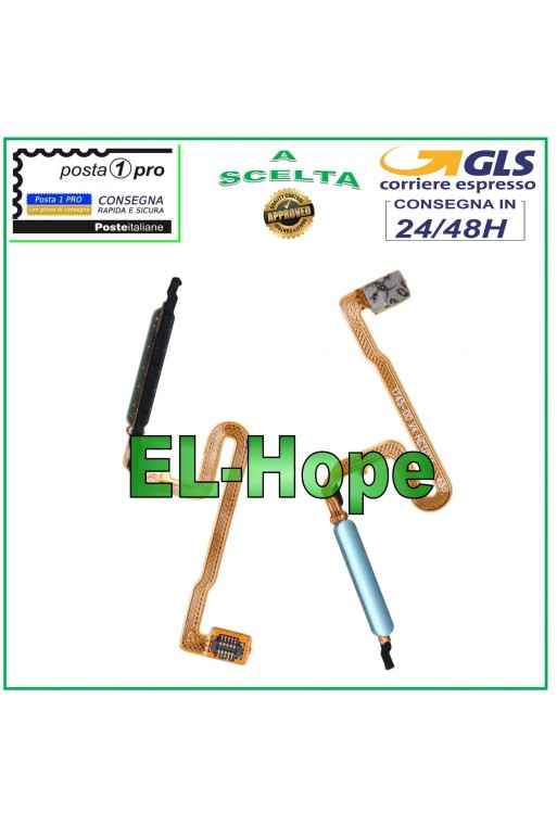 TECLA FLEXIBLE PLANA CON HUELLA PARA XIAOMI REDMI NOTE 10 PRO /10 pro MAX AZUL