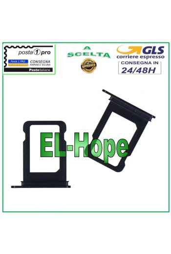 COMPARTIMENTO PARA CARRITO DE RANURA SOPORTE PARA TARJETA NANO SIM APPLE IPHONE 12 MINI NEGRO