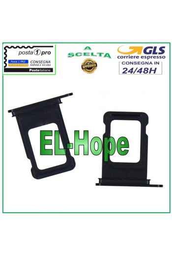 COMPARTIMENTO PARA CARTUCHO DE RANURA, SOPORTE PARA TARJETA NANO SIM, CARCASA PARA TARJETA PARA APPLE IPHONE 12, NEGRO