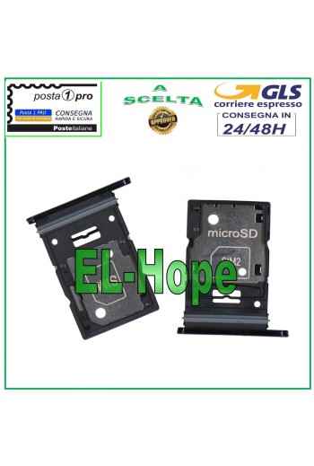 CARRITO DE RANURA COMPARTIMENTO PARA TARJETA SIM + MICRO SD SAMSUNG GALAXY A53 5G SM-A536 NEGRO