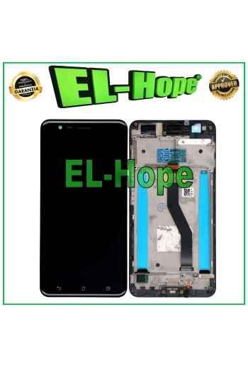 MARCO DE PANTALLA LCD PARA ASUS Zenfone 3 Zoom ZE553KL Z01HD PANTALLA TÁCTIL CRISTAL NEGRO