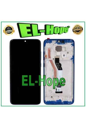 PANTALLA TÁCTIL LCD MARCO PARA XIAOMI REDMI NOTE 8 PRO M1906G7G PANTALLA DE CRISTAL AZUL