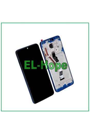 PANTALLA TÁCTIL LCD MARCO PARA XIAOMI REDMI NOTE 8 PRO M1906G7G PANTALLA DE CRISTAL AZUL