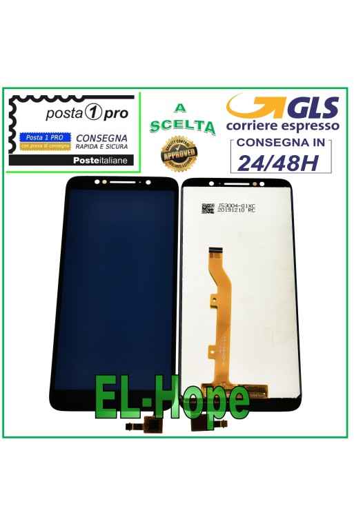 PANTALLA TÁCTIL LCD PARA ALCATEL 1C 2019 OT 5009 OT-5009D PANTALLA DE CRISTAL NEGRO