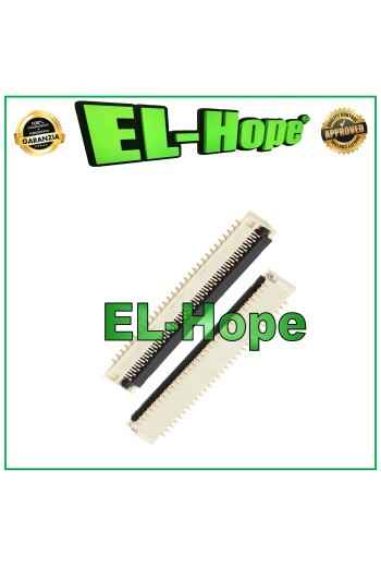 CONECTOR CLIP PLANO FLEXIBLE PANTALLA TÁCTIL PARA NINTENDO SWITCH SOCKET FPC PARA SOLDAR 