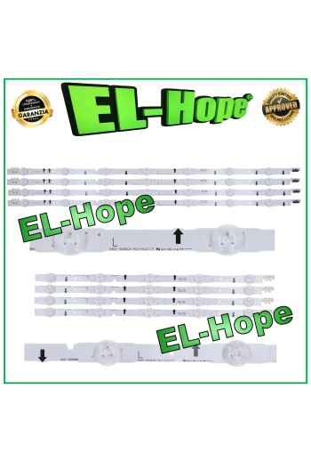 KIT DE 12 TIRAS DE LED PARA TV SAMSUNG DE 50 D4GE-500DCA-R2 LM41-00099C SERIE UE50H