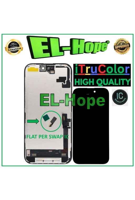 Pantalla LCD iTruColor SOFT OLED PREMIUM para pantalla tactil de Apple iPhone 16