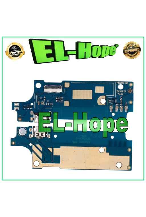 CONECTOR DE CARGA FLEXIBLE PLANO WIKO TOMMY + MICRÓFONO BASE DE CARGA MICRO USB
