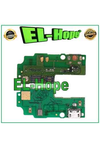 Conector de carga para Huawei Honor 3X G750, micrófono, base de carga micro USB.