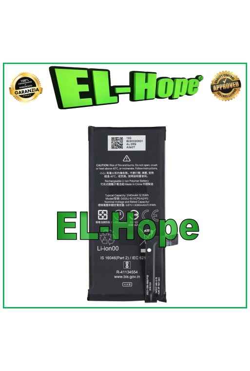 BATERÍA G025J-B PARA GOOGLE PIXEL 4A 4G G025J G025N 3140 mAh IGUAL A LA ORIGINAL