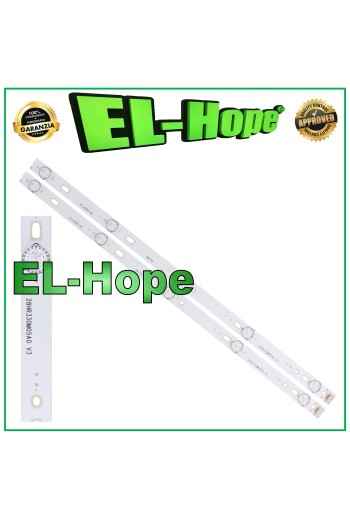 KIT DE 2 BARRAS DE 5 TIRAS LED PARA TV DE 28 AKAI 4C-LB2805-HQ1 28D2700 28HR330M05A0 V3