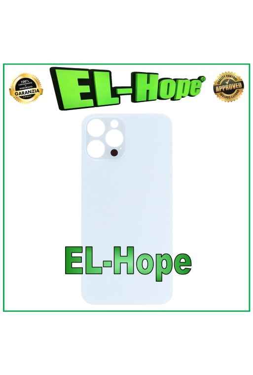 CUBIERTA TRASERA DE BATERÍA DE CRISTAL PARA IPHONE 12 PRO MAX CUBIERTA TRASERA PLATA