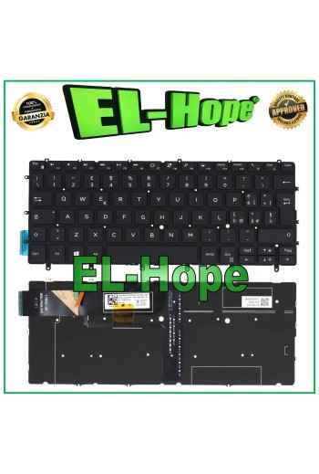 TECLADO ITALIANO PARA PORTÁTIL DELL XPS 9370 9380 XPS 13 7390 RETROILUMINADO
