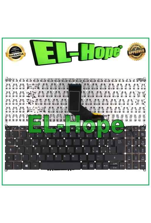 TECLADO ITALIANO PARA PORTÁTIL ACER TRAVELMATE TMP215-52G 53 53G TMP50-53 NEGRO