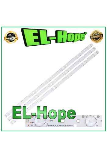 KIT 3 BARRAS 7 LED TV 32 HISENSE 32-HD315DH-B21-3X7-3030C-7S1P LED32 K188 220