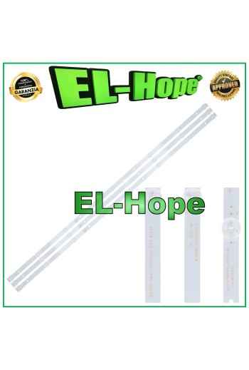 KIT DE 3 TIRAS DE LED PARA TV DE 40 AKAI JL.D39042330-006AS-M MS-L1795 AKTV409TS