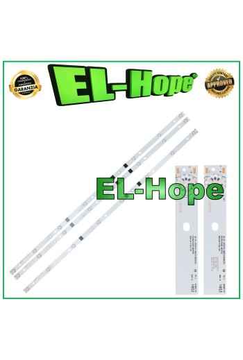 KIT DE 3 BARRAS DE TIRAS LED PARA TV DE 43 AKAI LB1008 JS-D-JP4310-A81EC / LB1009 JP4310-B81EC
