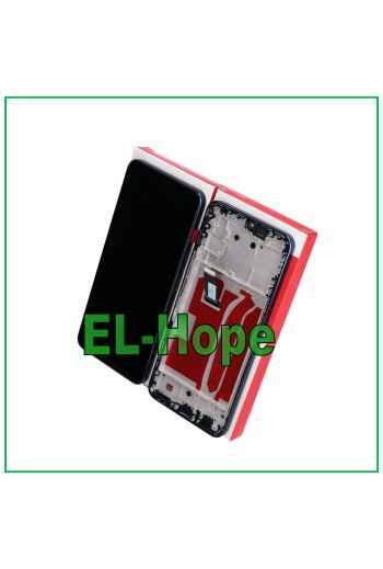 MARCO DE PANTALLA + TOUCH PARI SERVICIO ORIGINAL HONOR X8 4G TFY-LX1 L026 CRISTAL AZUL
