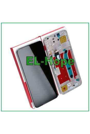 MARCO DE PANTALLA TÁCTIL IGUAL SERVICIO ORIGINAL HONOR X8 4G TFY-LX1 L026 CRISTAL PLATA