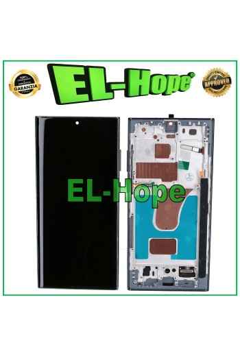 PANTALLA LCD TÁCTIL TFT + MARCO PARA SAMSUNG GALAXY S23 ULTRA SM-S918 VERDE VERDE