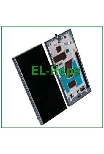 PANTALLA LCD TÁCTIL TFT + MARCO PARA SAMSUNG GALAXY S23 ULTRA SM-S918 VERDE VERDE
