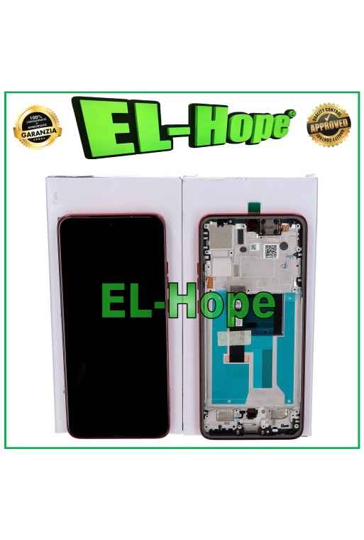 SERVICIO DE PANTALLA TÁCTIL ORIGINAL MOTOROLA MOTO EDGE 50 NEO XT2409 MARCO ROJO