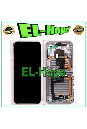 PANTALLA TÁCTIL LCD ORIGINAL SAMSUNG GALAXY Z FLIP 4 5G SM-F721B PLATA BLANCO 