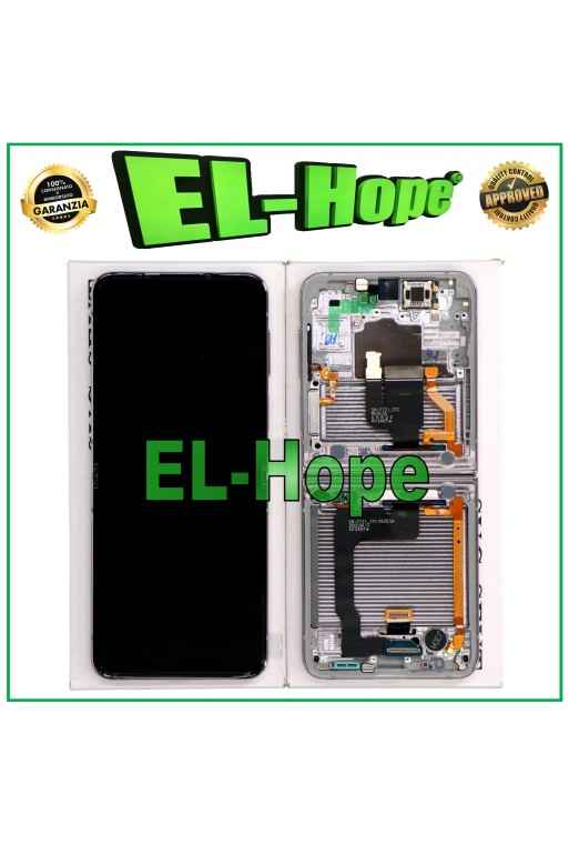 PANTALLA TÁCTIL LCD ORIGINAL SAMSUNG GALAXY Z FLIP 4 5G SM-F721B PLATA BLANCO 