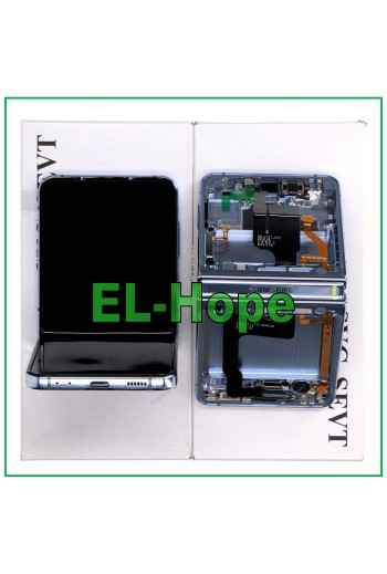 PANTALLA TÁCTIL LCD DE SERVICIO ORIGINAL SAMSUNG GALAXY Z FLIP 4 5G SM-F721B AZUL