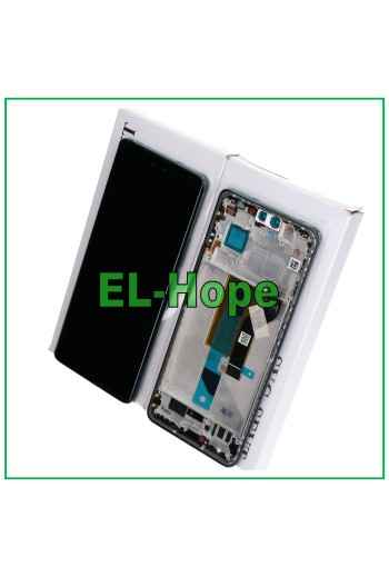 PANTALLA LCD DE SERVICIO ORIGINAL XIAOMI 13 LITE 2210129SG MARCO DE PANTALLA TÁCTIL NEGRO