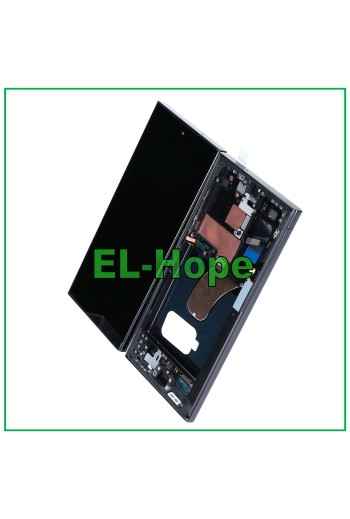 PANTALLA TÁCTIL OLED LCD + MARCO PARA SAMSUNG GALAXY S23 ULTRA SM-S918 NEGRO