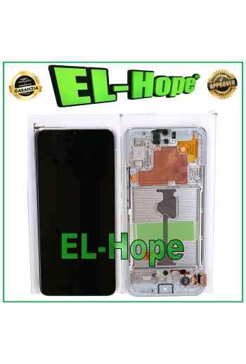 MARCO DE PANTALLA SERVICIO ORIGINAL SAMSUNG GALAXY A90 5G 2019 SM-A908 TÁCTIL BLANCO