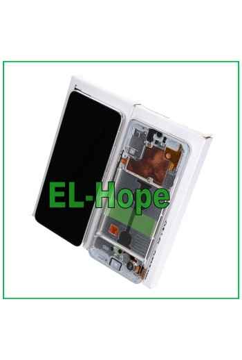 MARCO DE PANTALLA SERVICIO ORIGINAL SAMSUNG GALAXY A90 5G 2019 SM-A908 TÁCTIL BLANCO