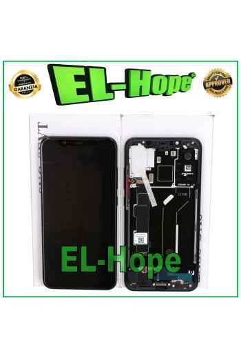 MARCO DE PANTALLA LCD TÁCTIL ORIGINAL XIAOMI MI8 MI 8 M1803E1A M1803E1C NEGRO