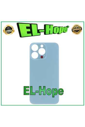 CUBIERTA TRASERA DE BATERÍA DE CRISTAL PARA IPHONE 13 PRO BIG HOLE AZUL SIERRA