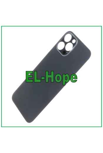 CUBIERTA TRASERA DE BATERÍA DE CRISTAL PARA IPHONE 12 PRO MAX BIG HOLE GRAPHITE